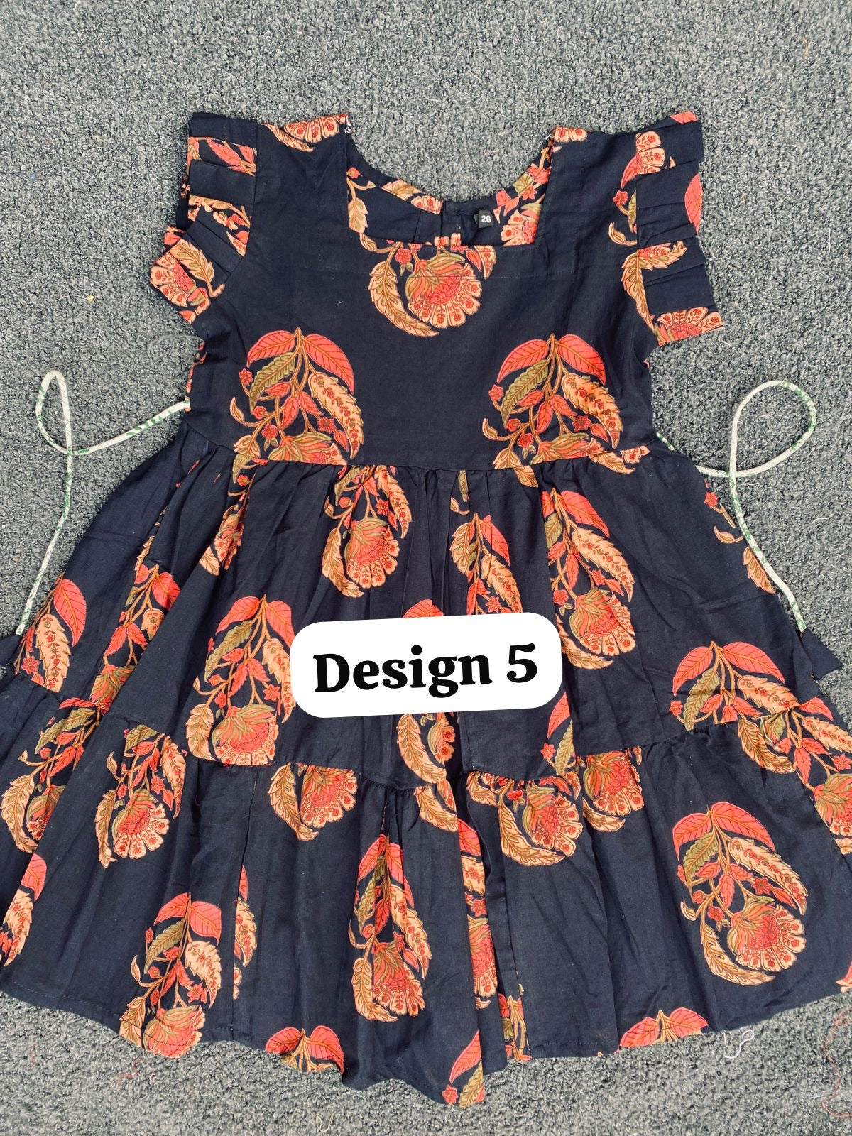 Pure cotton frill sleeve frocks| jaipuri frocks| 4-5years| size 26