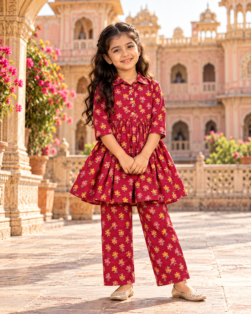 Pure Cotton Coords |(10-11yrs) | 34 size | traditional wear