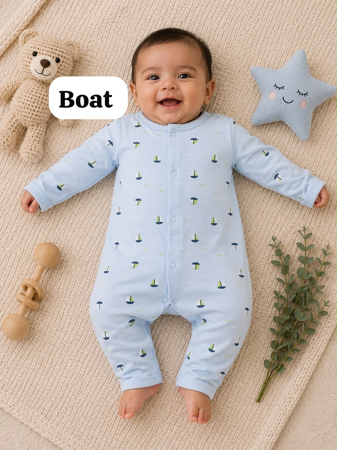 Baby open foot Romper , newborn to 9months