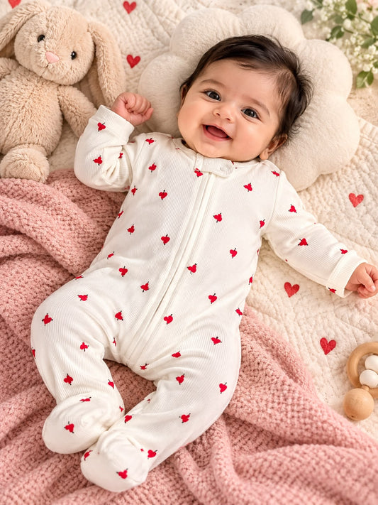 Premuim export brand Full-Sleeve Zipper Romper 👶🏻✨ | 0 -9 Months |sleepsuits| jumpsuits