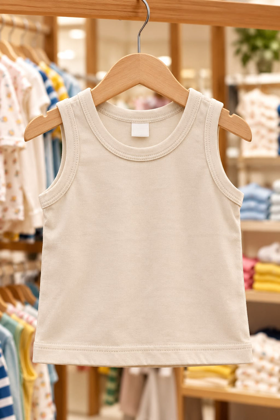 Baby Unisex Sleeveless Vest,0-4 years