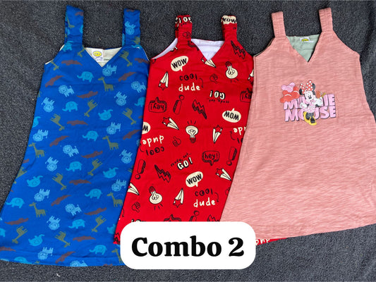 Summer Special Frocks (Pack of 3)-(4-5 Y)