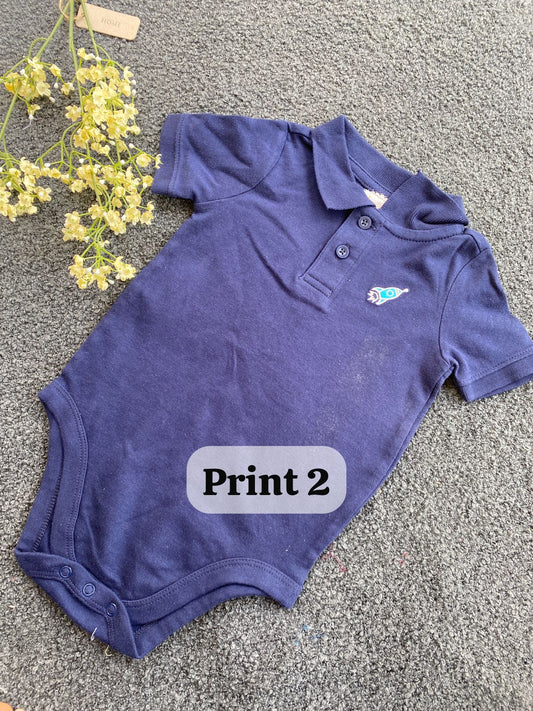 Half-Sleeve Onesie (12-18 Months)| rompers