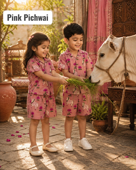 Aesthetic Cotton Unisex Sets | Summer Style Edition | 3yrs - 10yrs