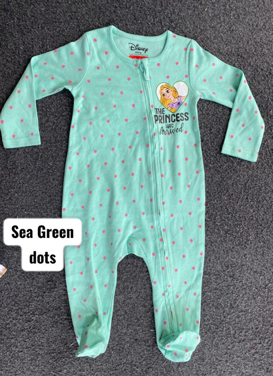 12-18months Footed Rompers sleepsuit- m
