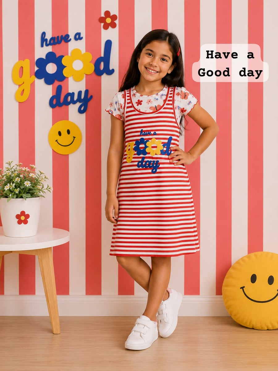 Stylish pinafore western Dungarees For Girls for 3yrs to9yrs