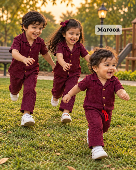 Playful Unisex Cotton pyjama Sets for 1 to 5yrs | Outdoor Play Edition