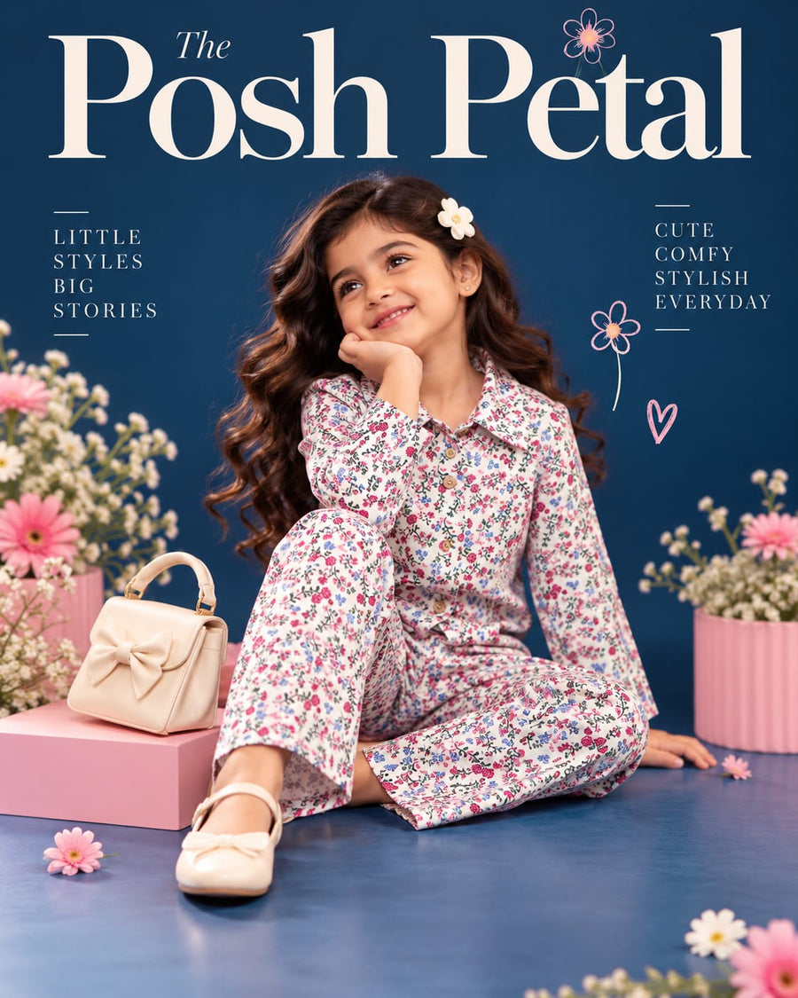 Girls Collared palazzo cords , 3 yrs- 8yrs, Ultra Stylish Pant Sets (Buy 3 for 1100/-)