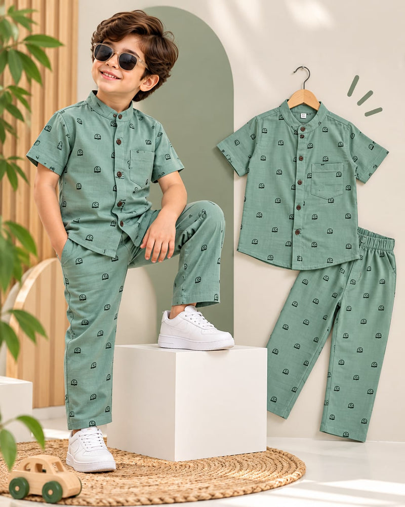 Henley Neck Muslin Pant Sets for 2yrs to 5yrs, buy 3 for 1200