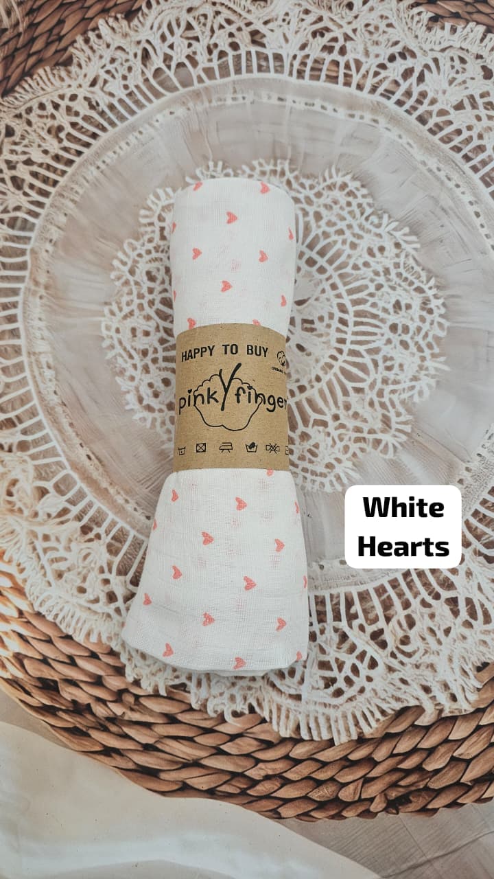 Muslin hand Towels 30*30 inches |High thread count- Prints