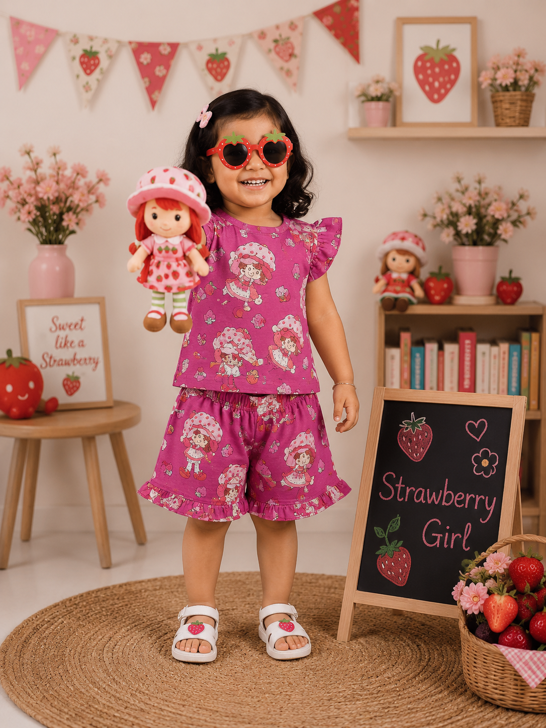 Soft Ribbed Cotton Frill Short Sets | 18m to 5yrs| Summer Edition