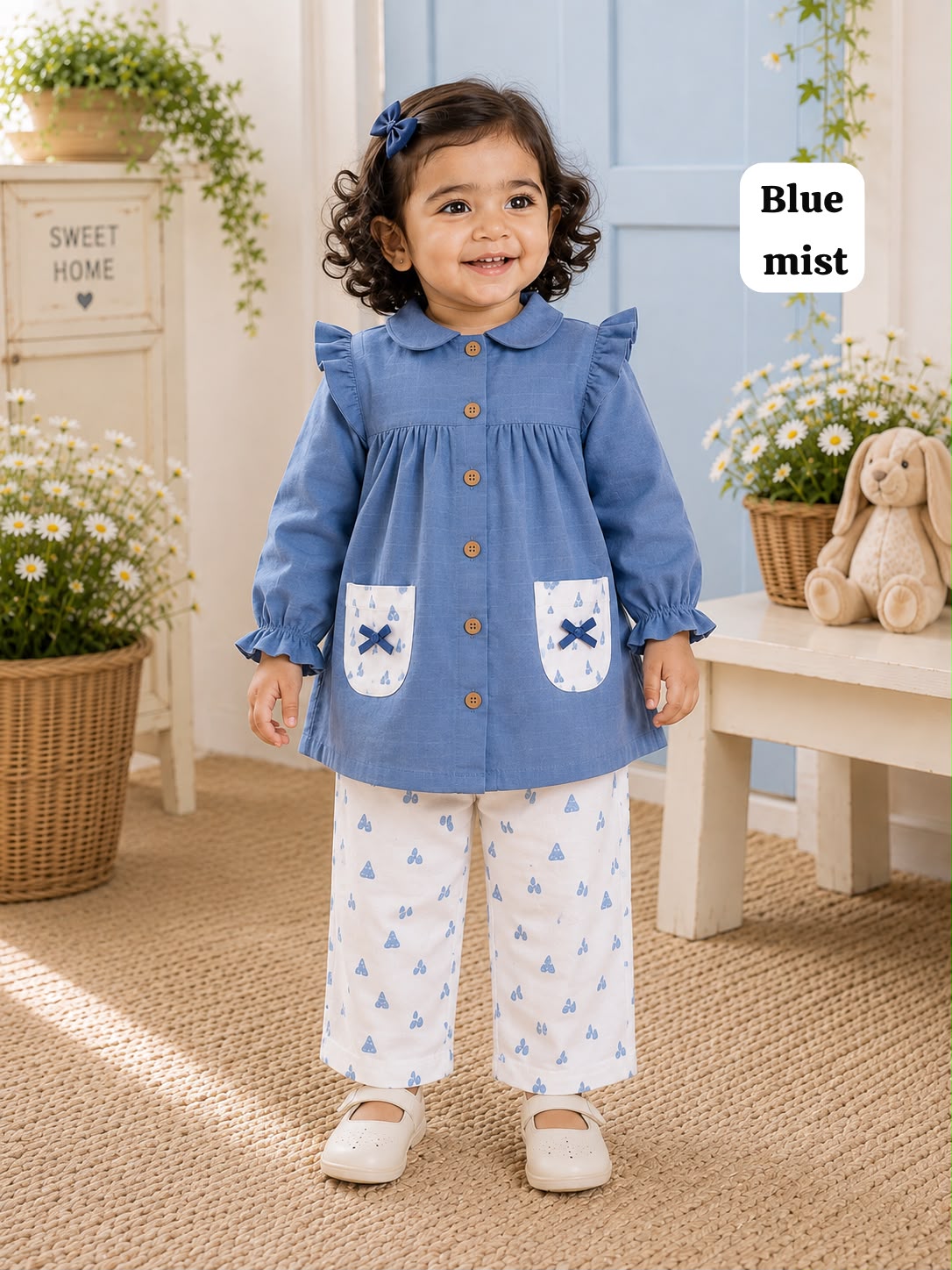 Muslin Frill Coord Sets | Loved by Many | Soft and Breathable Fabric |