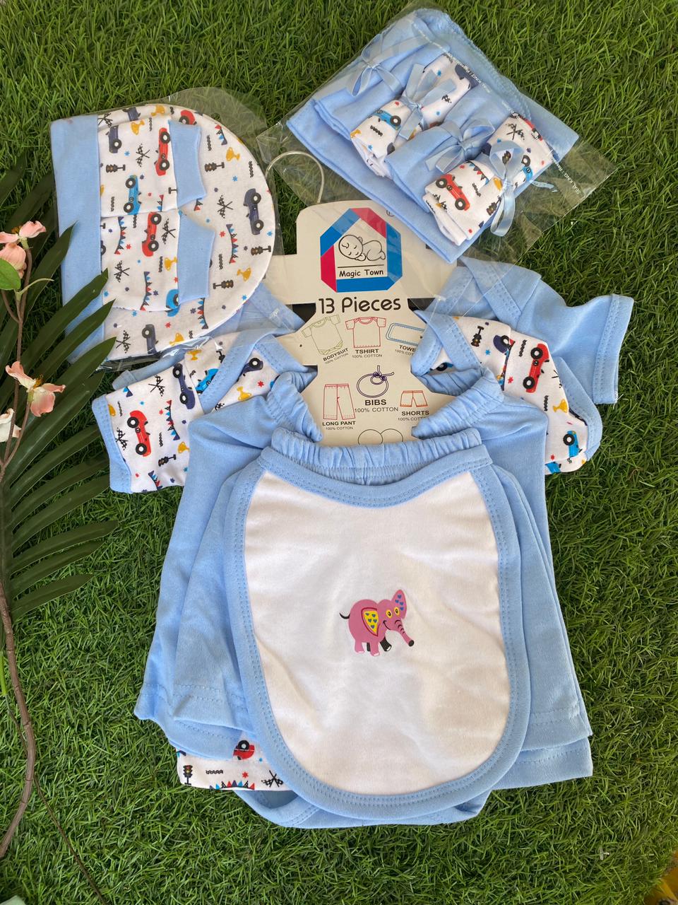 13-Piece Newborn Set (0-3 Months) – Unisex