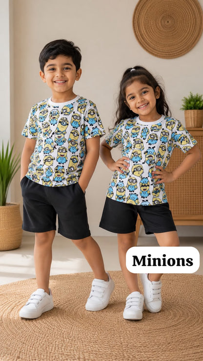 Unisex short sets | 2-9 years | buy 3 for 599/-