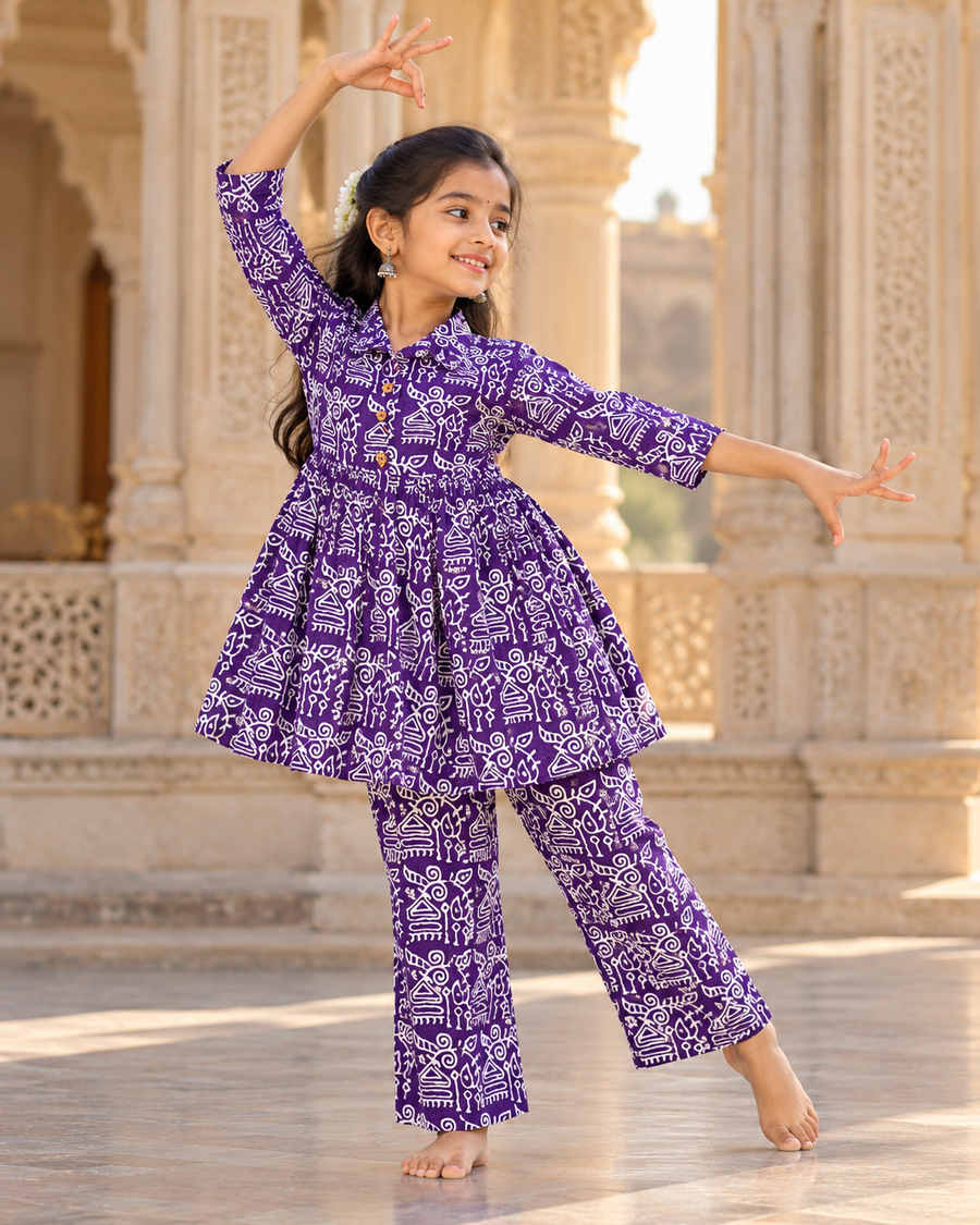 Pure Cotton Coords |(9-10yrs) | 32 size | traditional wear