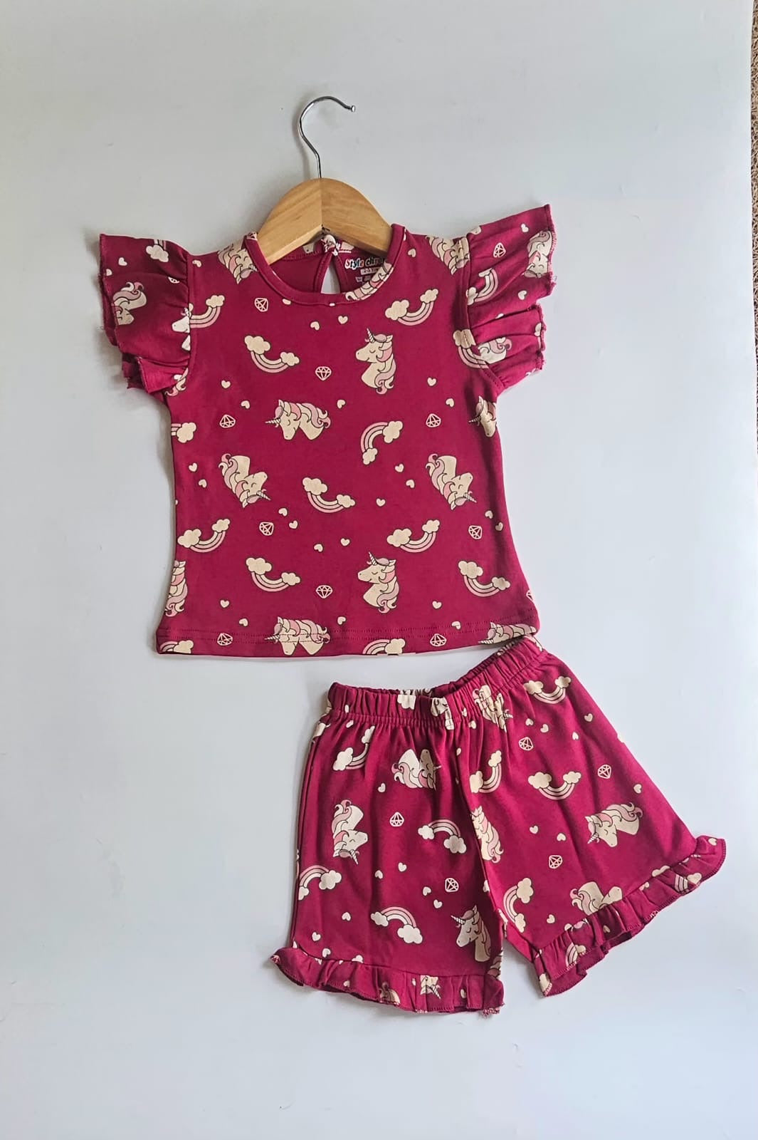 Frill Hand Short Sets