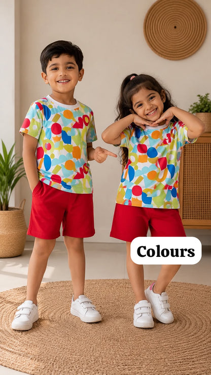 Unisex short sets | 2-9 years | buy 3 for 599/-