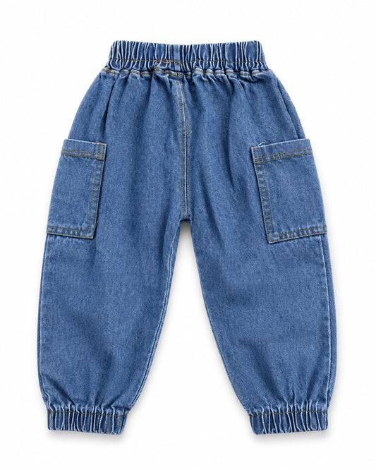 Mini Cargo Denim Pants , 15 months to 8 years