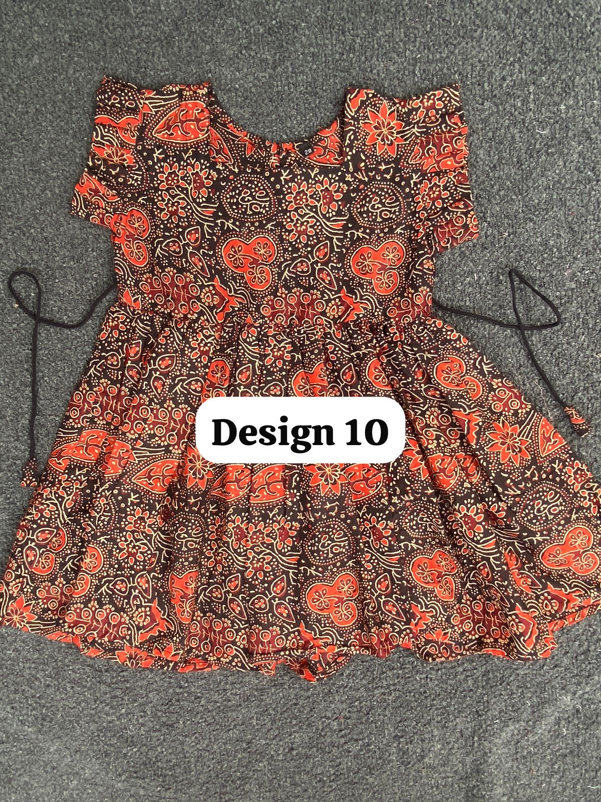 Pure cotton frill sleeve frocks| jaipuri frocks| 3-4years| size 24