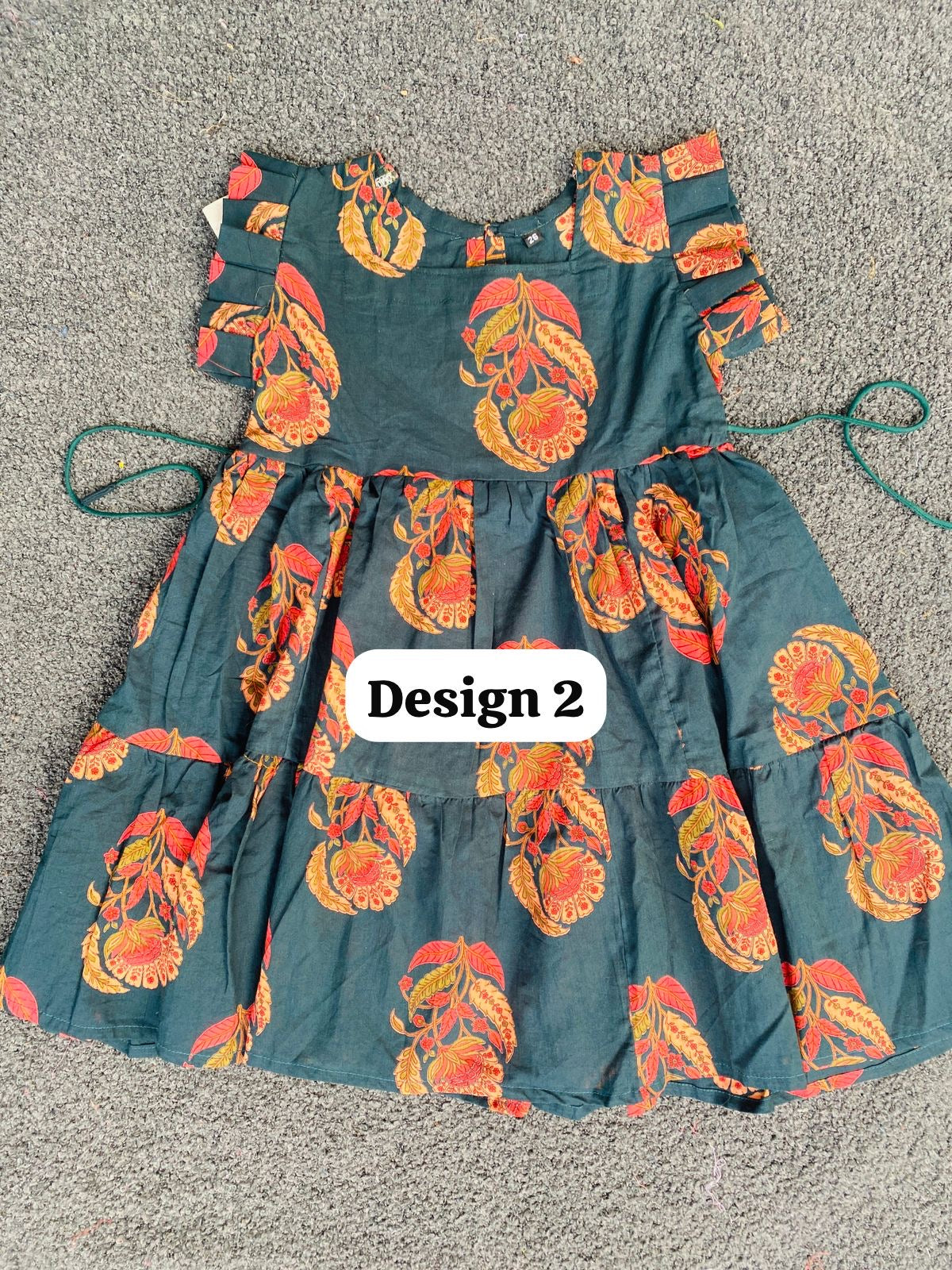 Pure cotton frill sleeve frocks| jaipuri frocks| 4-5years| size 26