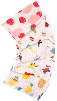 Muslin 6-Layered Crinkled Cotton Wash Cloth (Pack of 4)