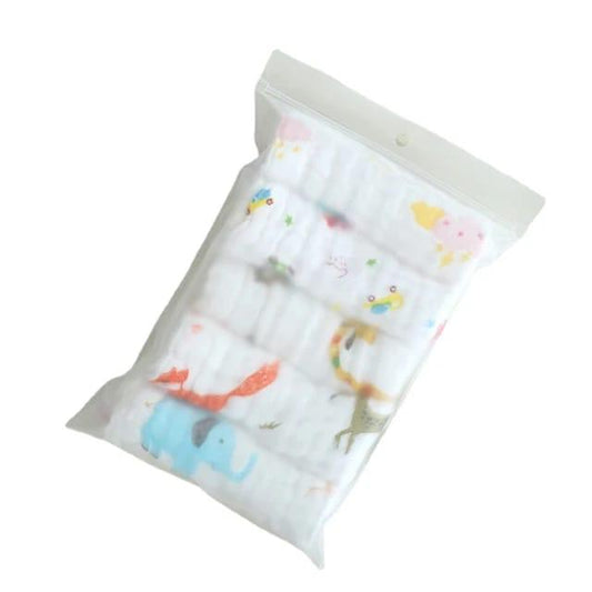 Muslin 6-Layered Crinkled Cotton Wash Cloth (Pack of 4)