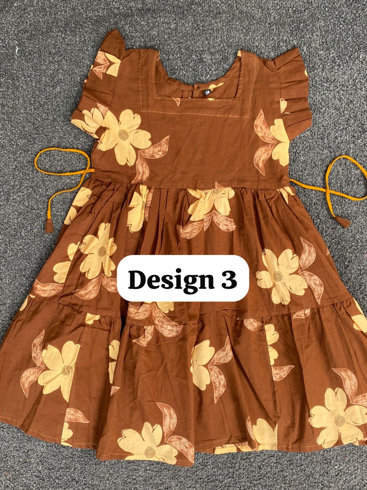 Pure cotton frill sleeve frocks| jaipuri frocks| 6,7,8y| size 28