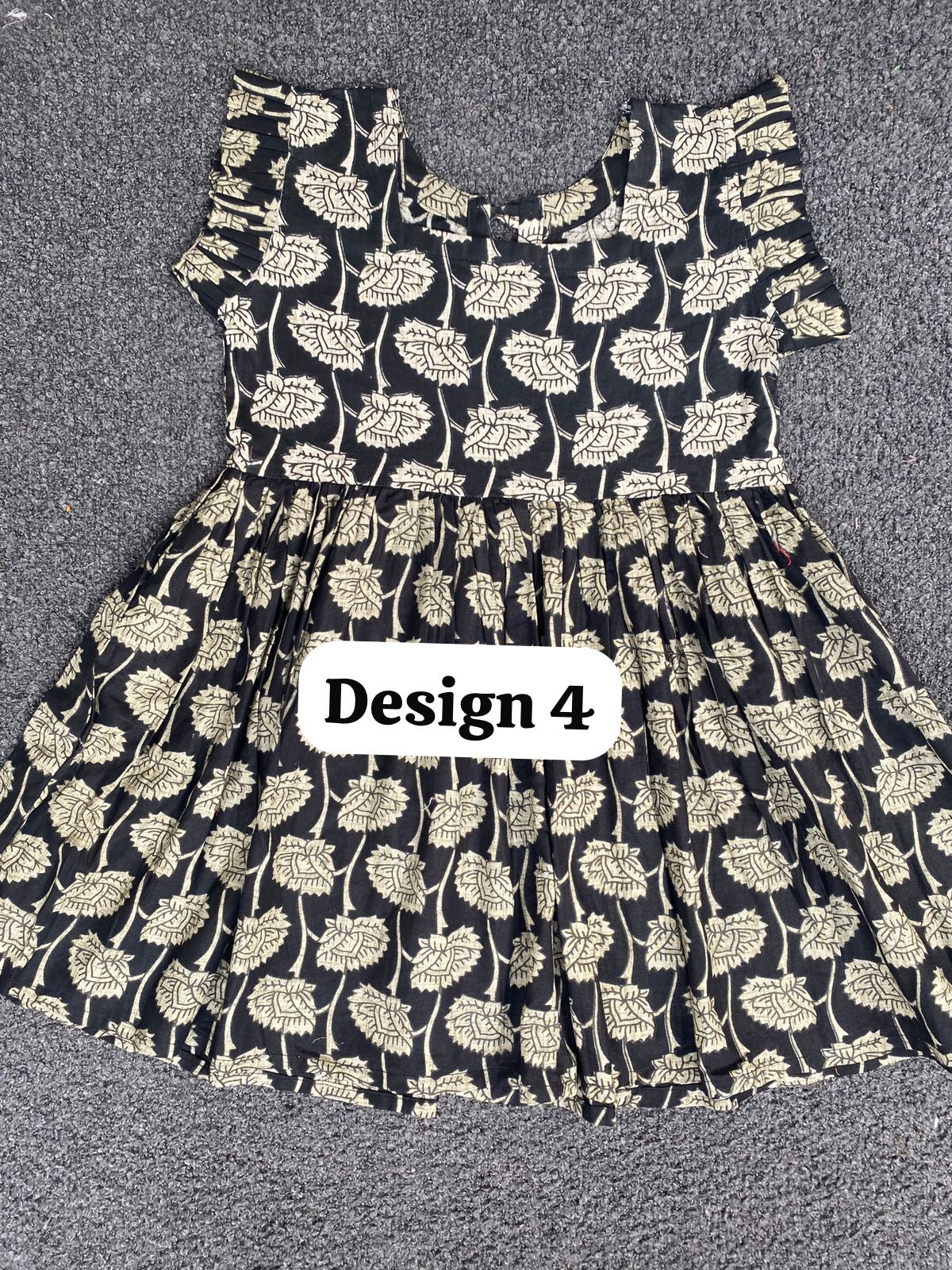 Pure cotton frill sleeve frocks| jaipuri frocks| 3-4years| size 24