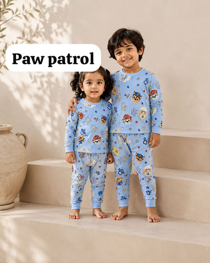 Boys & girls full sleeve cotton cords sets (2-6years)