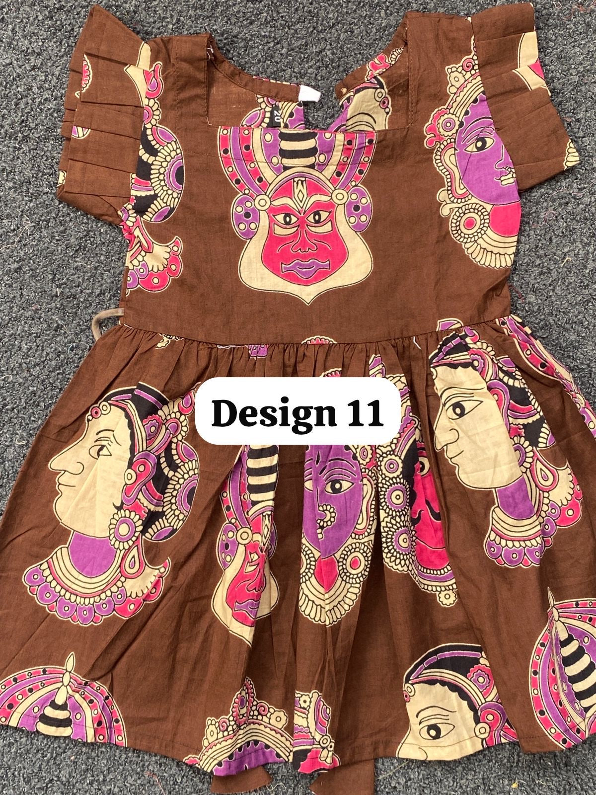 Pure cotton frill sleeve frocks| jaipuri frocks| 1-2 years| size 20