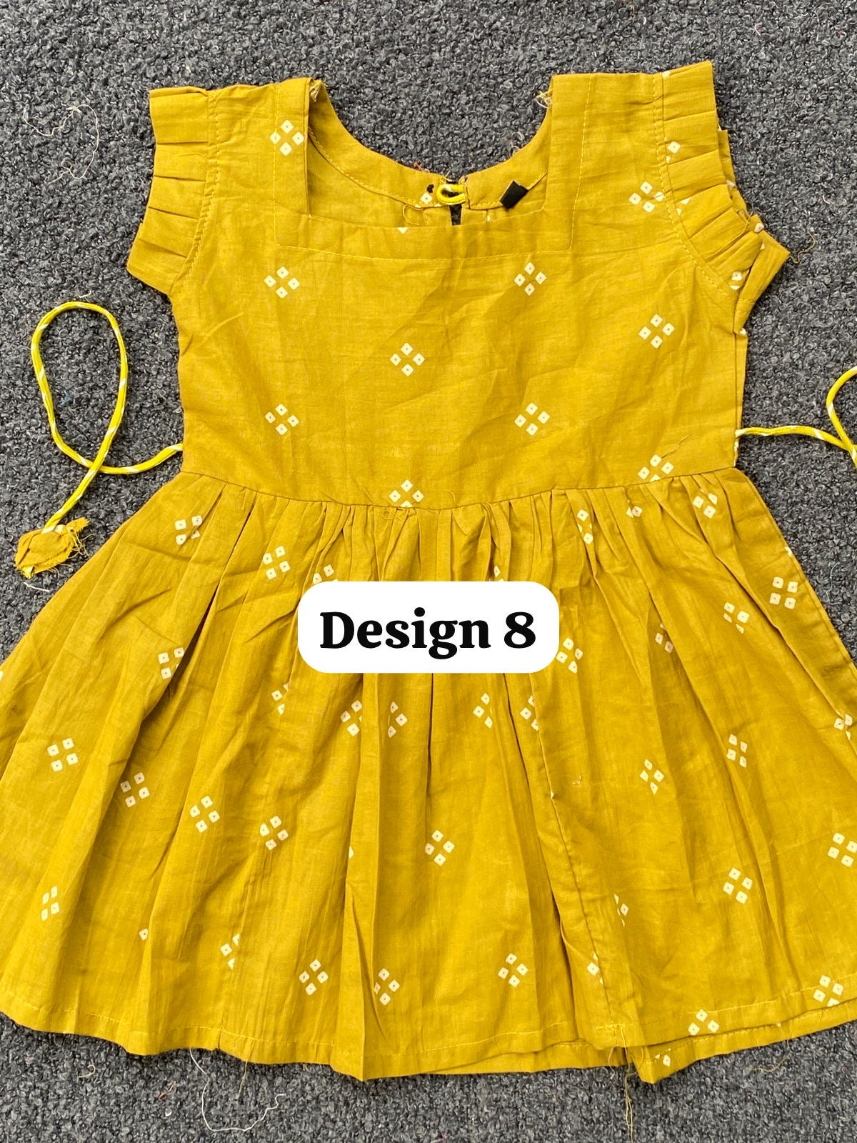 Pure cotton frill sleeve frocks| jaipuri frocks| 1-2 years| size 20