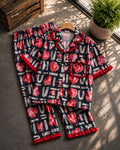 Peter Pan Ruffle Neck Night Suits for 3yrs to 11yrs |Dreams meet Fashion
