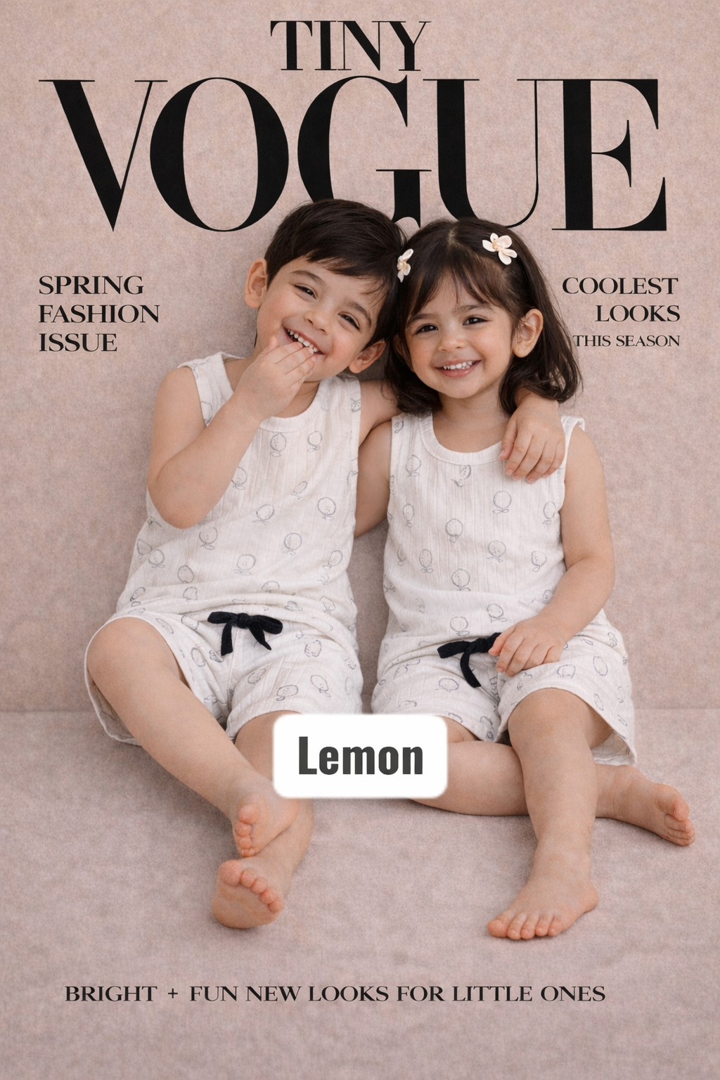 Sleeveless Coords unisex (1 to 8yrs)