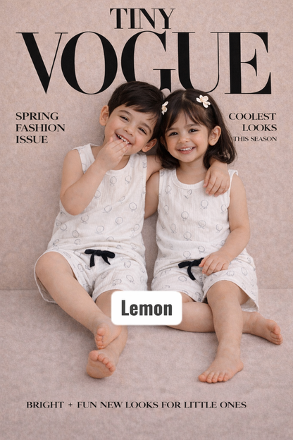 Sleeveless Coords unisex (1 to 8yrs)