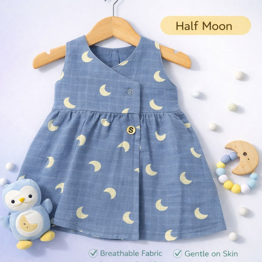 Premium 2-Layer Muslin Baby Frock