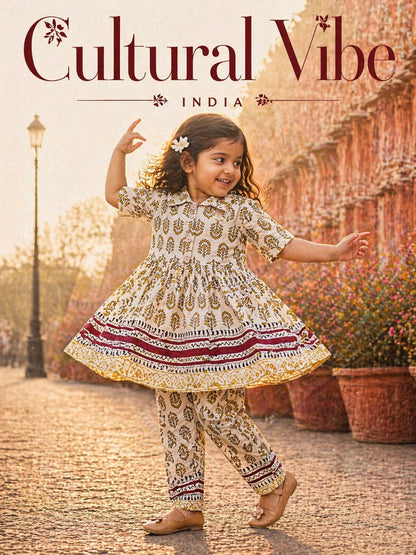 Summer Cotton Coords for Girls |2-3yrs size |Size 22 | Pure Aesthetic collection