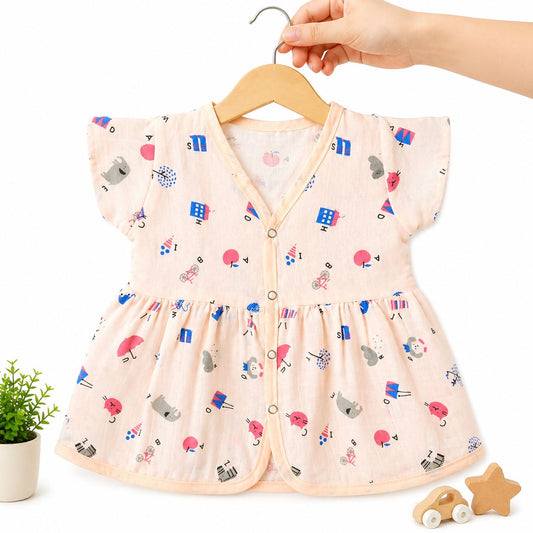 Half Sleeve Frock - Pack of 3 (6-9M)