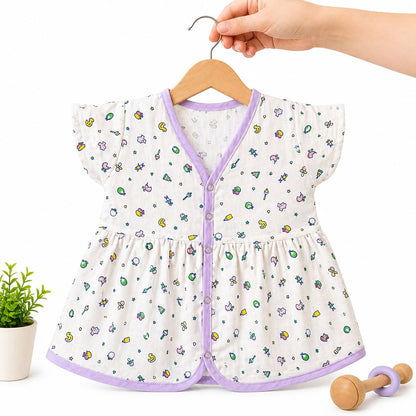 Half Sleeve Frock - Pack of 3 (6-9M)