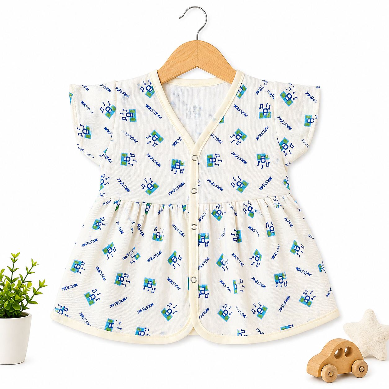 Half Sleeve Frock - Pack of 3 (6-9M)