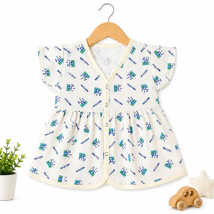 Half Sleeve Frock - Pack of 3 (6-9M)