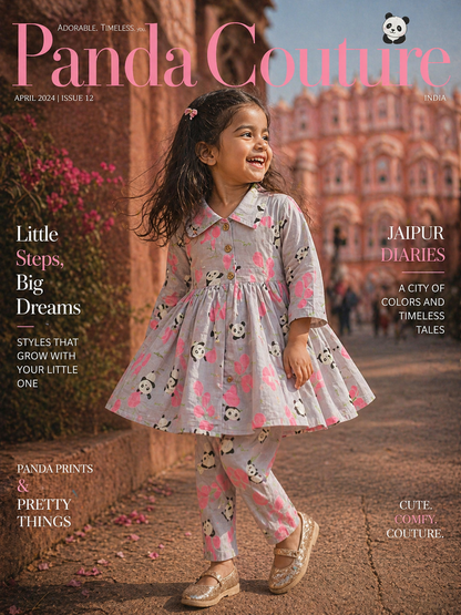 Summer Cotton Coords |Panda Print | 1 to 9yrs| Indian Prints |Pure Aesthetic collection