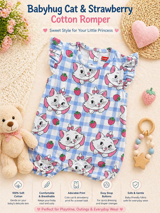 Cute Printed Baby Romper (6-12m)