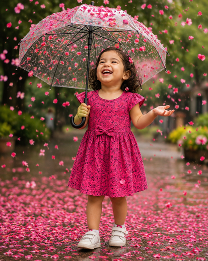 Cotton Bow Casual Frocks – Girls