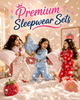 Premium ruffle pocket Sleepwear Sets for Girls|3-12years