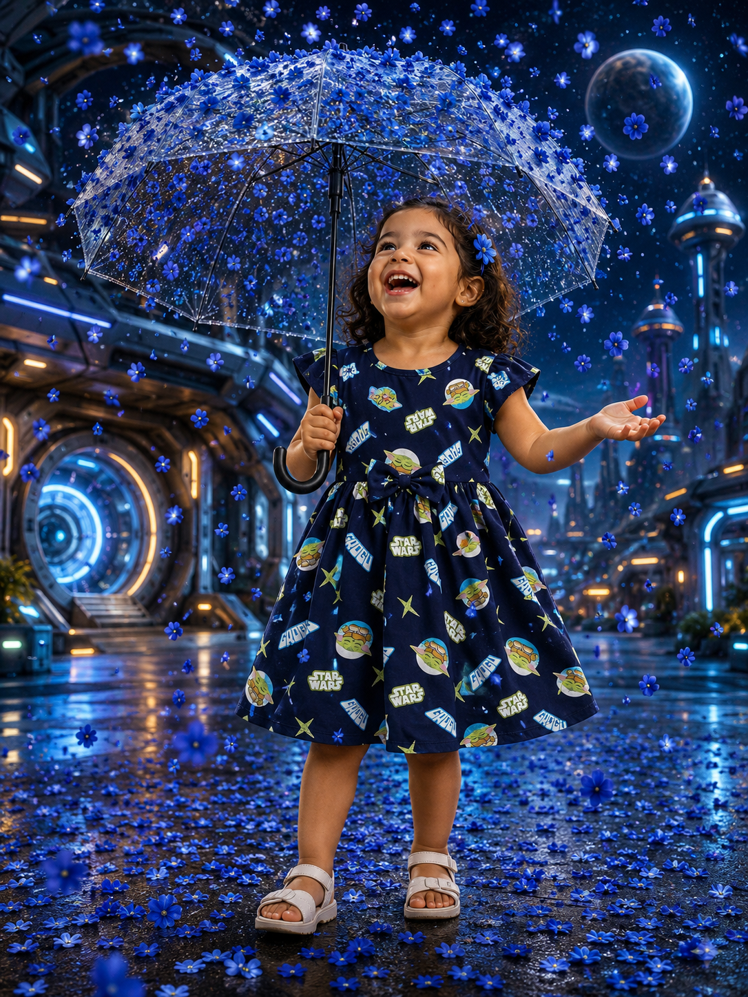 Cotton Bow Casual Frocks – Girls