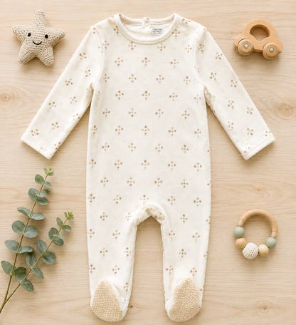 Footed Rompers- 12-18 Months