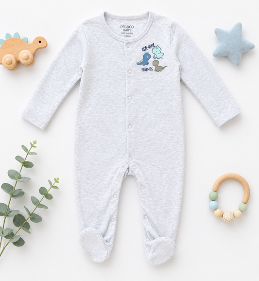 Footed Rompers sleepsuit- 12-18 Months
