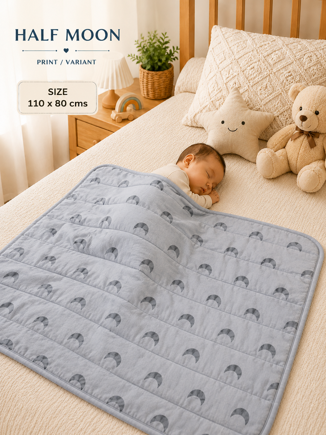 Quilt Blankets for Babies | Extreme soft and Cozy | 110*80cms