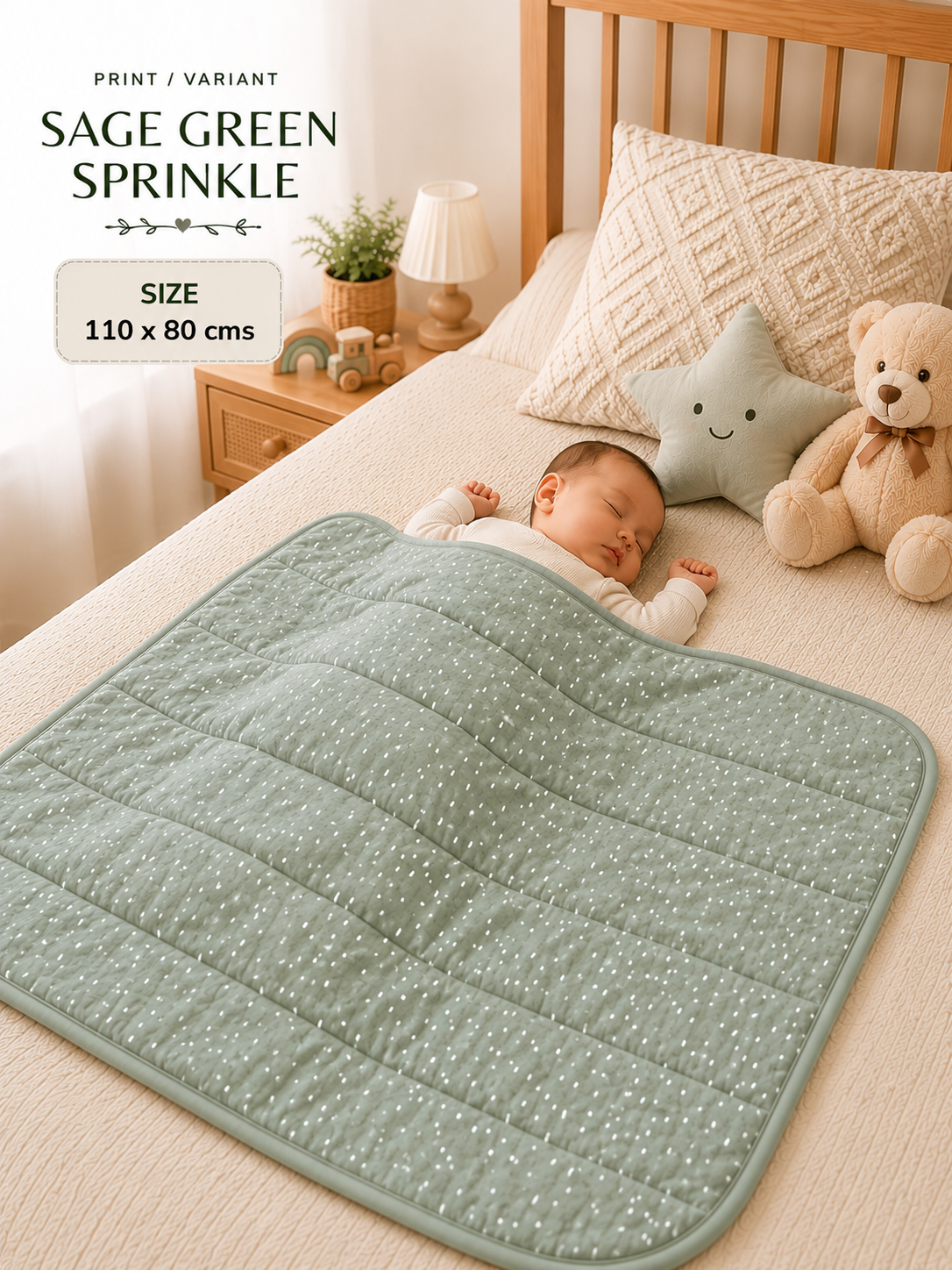 Quilt Blankets for Babies | Extreme soft and Cozy | 110*80cms