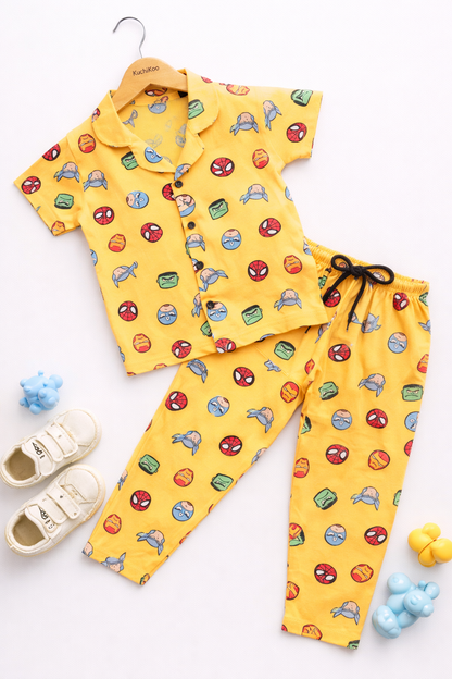 Cotton Night Suit Set